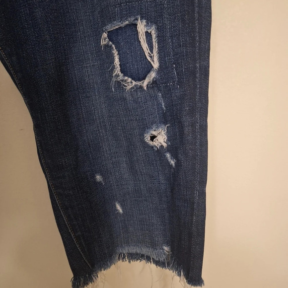 bebe vintage Chloe distressed raw hem bermuda jean shorts SZ 30 - Picture 3 of 8